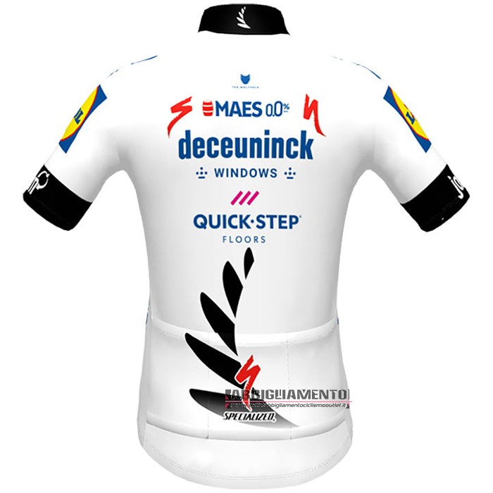 Abbigliamento Deceuninck Quick Step Manica Corta e Pantaloncino Con Bretelle 2021 Campione Neozelandese - Clicca l'immagine per chiudere